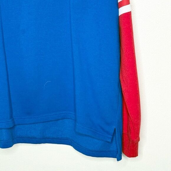 Mitchell & Ness Embroidered Red Blue Patriots Hoodie - Unisex L - Picture 5 of 15